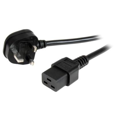 StarTech.com PXTUKC192M Netzkabel schwarz 2m BS 1363 Koppler C19