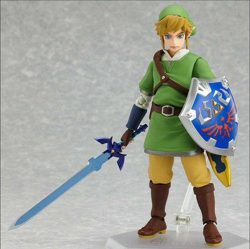 The Legend Of Zelda Skyward Sword Link Action Figure Toy With Box Figma 153 Ebay