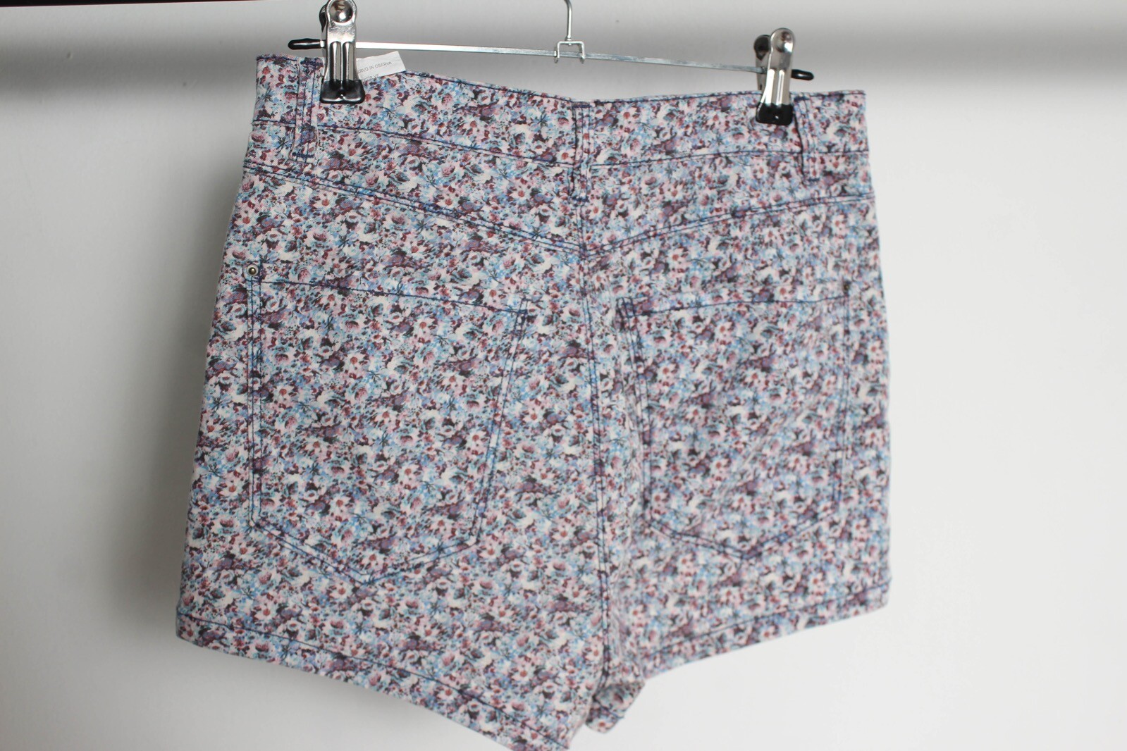 Pull and Bear Womens Patterned Denim Hotpant Shor… - image 2