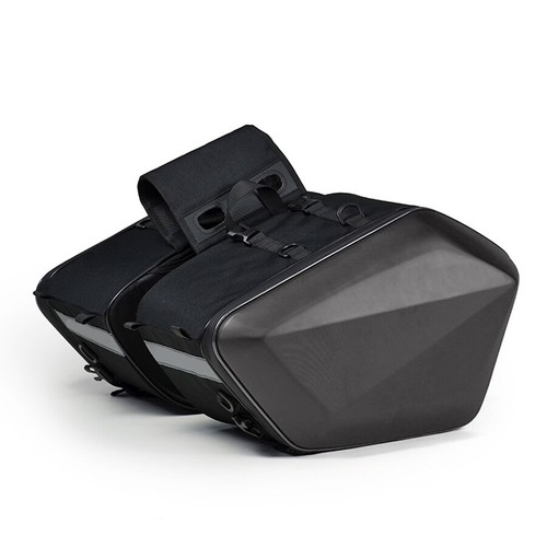US 30L×2 Motorcycle Hard Shell Side Bag Saddlebags Panniers for Sport Dirt Bike - Picture 5 of 9