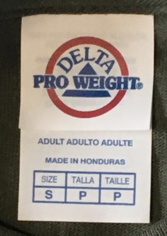 Camiseta Para Hombres Ejército de Estados Unidos Talla Pequeña Militar Verde Dorado Estrellas Delta Pro Peso Nueva con Etiquetas Foto 2 de 4