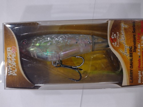 River2Sea 3 1/2" Larry Dahlberg Series WHOPPER PLOPPER WPL 90-24 Crystal Minnow - Picture 2 of 3