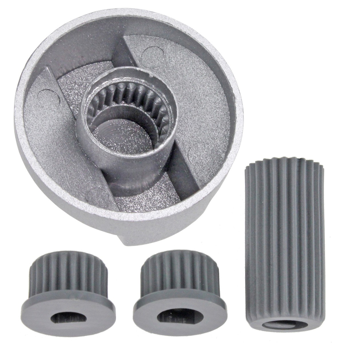 Manopole Universali Per Forno E Piano Cottura Belling | Argento/grigio | Set Con Adattatori