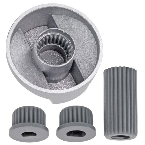 Perillas de horno para cocina BELLING perno de interruptor plateado x paquete de 8 + adaptadores - Imagen 12 de 12