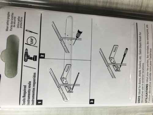 4-1/2 Zoll Sicherheits-Haspel 1 Stück Zink - Bild 3 von 3