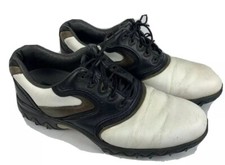 Footjoy Contour Series Golf Shoes 54126 Men's Size 10 M White Black Brown