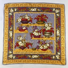 Vintage Burberry Handkerchief Neckerchief Bandana Pocket Square