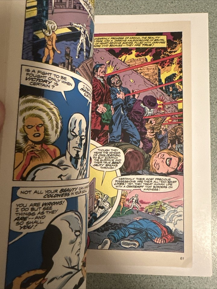 1ST PRINT The Silver Surfer Stan Lee & Jack Kirby TPB Fireside SC TPB