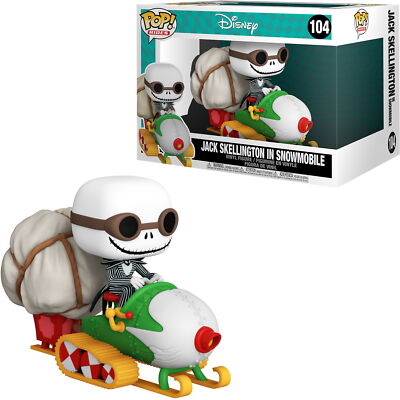 ディズニーフィギア　ジャック・スケリントン スノーモービル 104 Disney Nightmare Before Christmas - Jack Skellington in Snowmobile