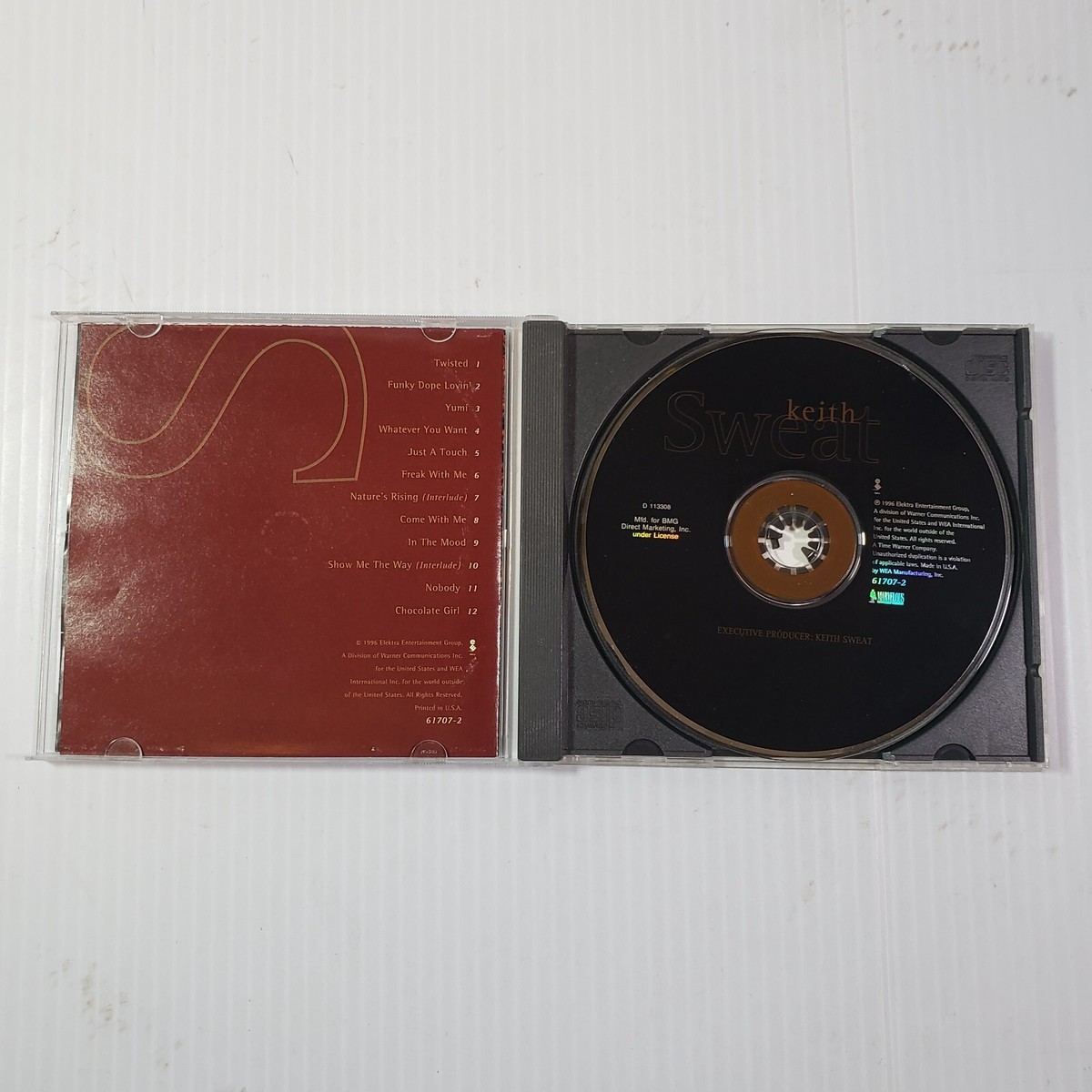 KEITH SWEAT「KEITH SWEAT」USオリジナル盤 LP Keith Sweat / Keith Sweat 1996 US Original LP Vinyl Elektra