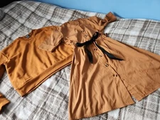 Girls Ladies Rust Sweatshirt And Dress Set Size Small