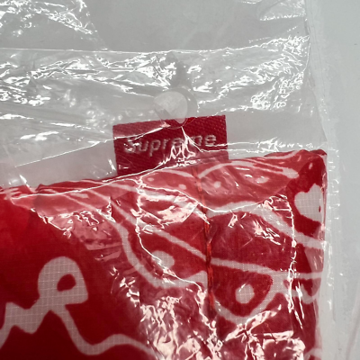 RARE Supreme Puffer Neck Pouch Red Paisley FW22B20 New Deadstock