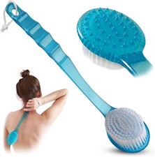 Exfoliating Long Handle Bath Body Soft Brush Back Shower Skin Scrubber Massager