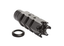 .308 Shark Muzzle Brake Fishbone Compensator 5/8-24 TPI Crush Washer Included