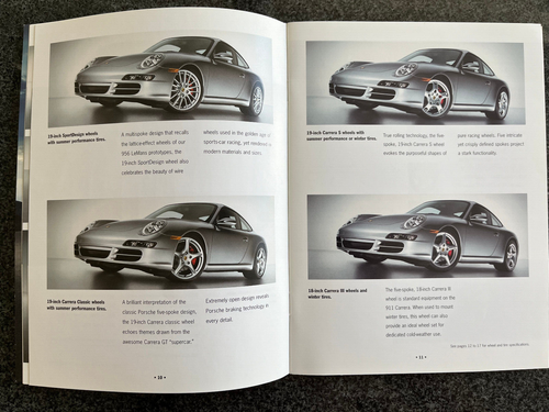PORSCHE 911 997 CARRERA & TURBO ACCESSORIES TEQUIPMENT BROCHURE 2008 USA EDITION - Picture 5 of 9