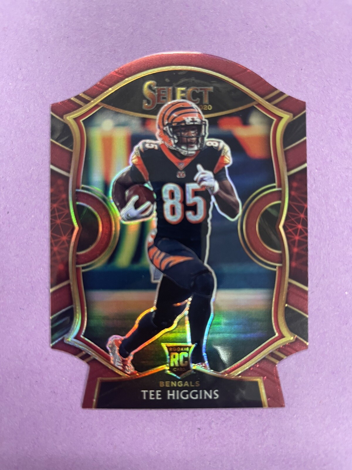 2020 Panini Select Tee Higgins #60 DIE-CUT MAROON PRIZM (PI7)