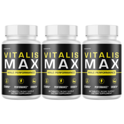 Vitalis Max - Complément Naturel Pour Booster énergie, Vitalité Et Force