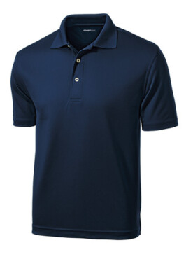 Sport-Tek Mens Tall Dri-Mesh Polo TK469 Navy Blue Size LT Free Shipping