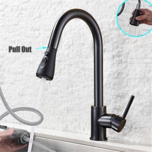 3 Way Kitchen Faucet Tap Pull Out Sprayer 360 Single Level Sink Mixer Taps Uk 8002130512301 Ebay