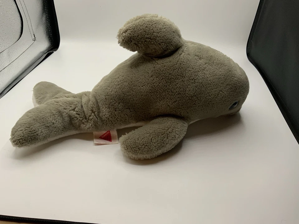 Dakin Vintage 1988 Grey Dolphin Plush Cuddly Soft Toy 14” - Image 3 of 4