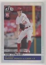 2019 Donruss Retro 1985 Season Stat Line /273 Daniel Ponce de Leon Rookie RC 1u6
