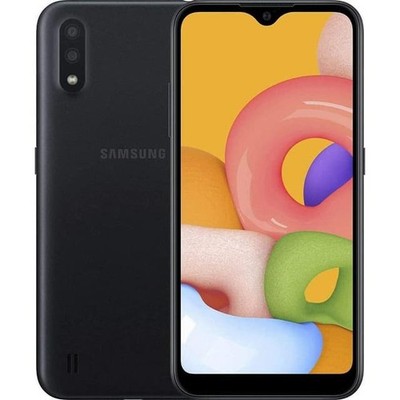 Samsung Galaxy A01 16GB Black (Unlocked) Brand New Sealed