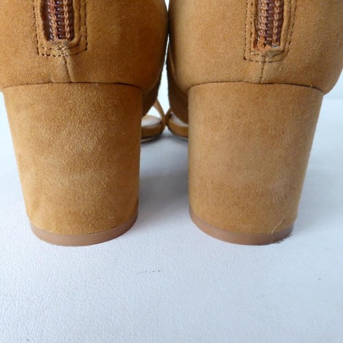 MIMCO Women's Suede Shoes size 40 Block Heel Sandals With Heel Zip Ankle Strap - Bild 9 von 12