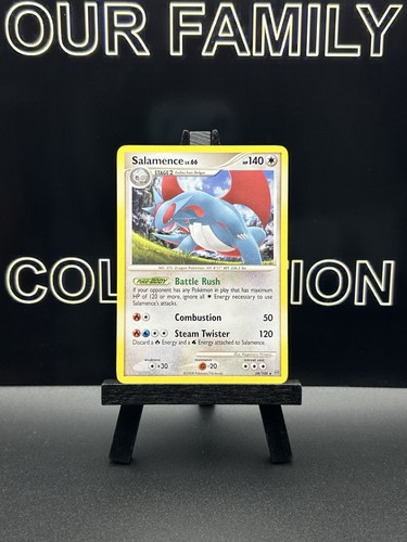 Salamence 24/100 Regular Rare Diamond & Pearl Stormfront Pokemon Card 2008 LP