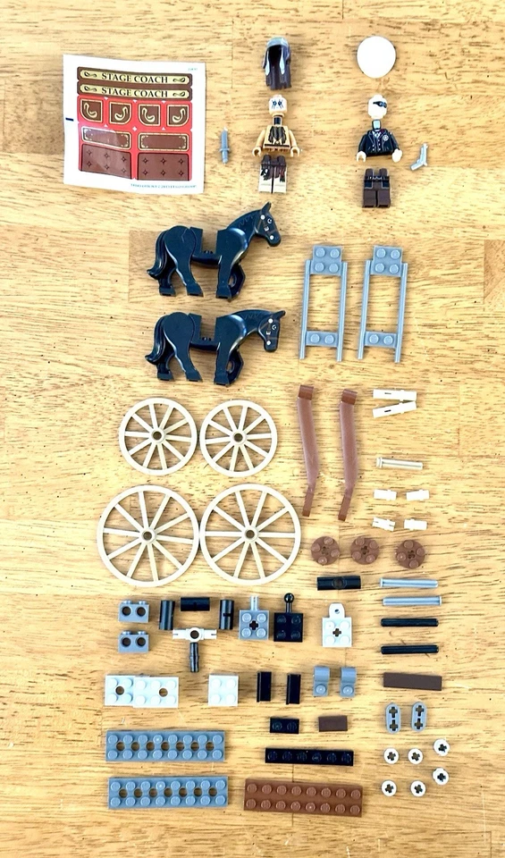 LEGO The Lone Ranger: Stagecoach Escape 79108 с оригинальной коробкой 100% деталей - Изображение 3 из 4