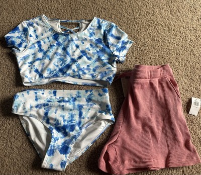 Girls Old Navy Bathing Suit And Shorts