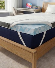 Mattress Topper - 3 Inch Memory Foam Mattress Topper with Cooling Cover for H...
