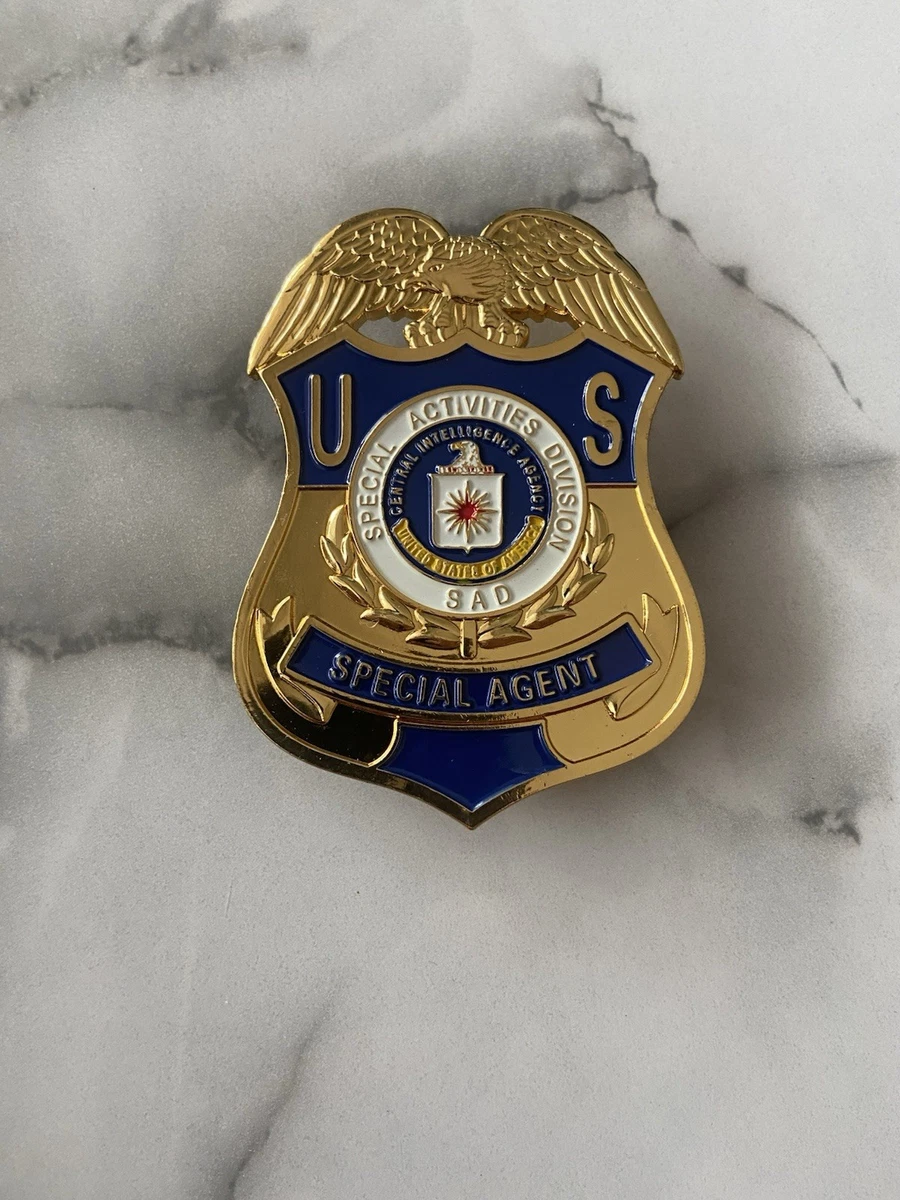 US Police Badge REPLIKA – Sammlerabzeichen / Film & Kostüm – KEIN echtes