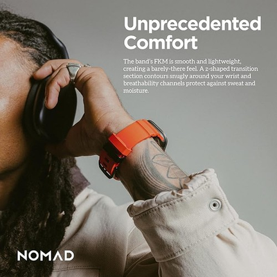 #ad NOMAD Apple Watch MAGMA Titanium LIMITED EDITION Rocky Point Band Ultra 46 49mm $78.00