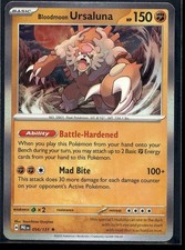 Bloodmoon Ursaluna 054/131 Holo Rare Prismatic Evolutions Pokemon Lightly Played