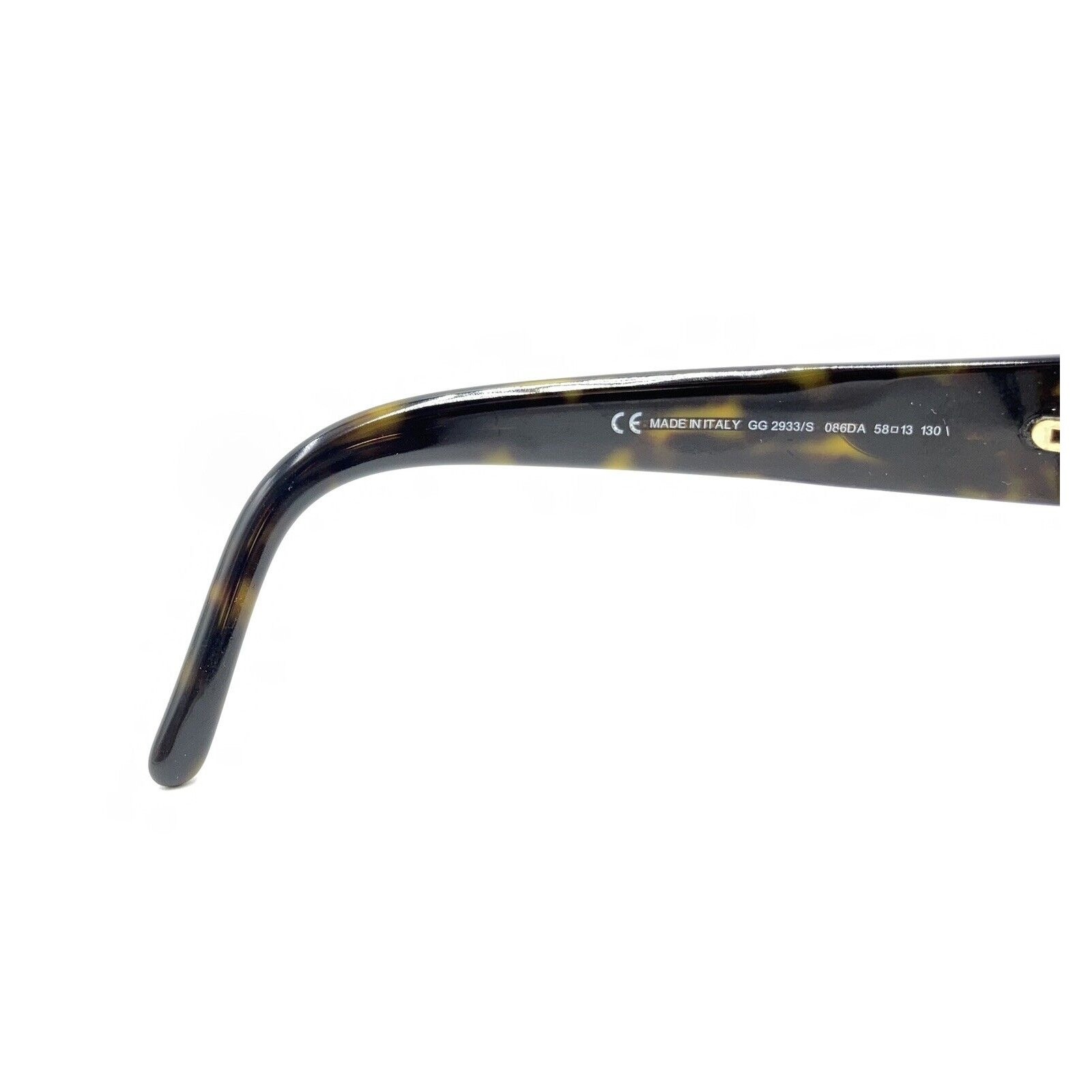 Gucci GG 2933/S 086DA Tortoise Brown Sunglasses Frames 58-13 130 Italy Designer thumbnail 10