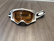 OAKLEY Crowbar Goggles White Frame Ski Snow Motocross MX BMX