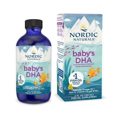 Nordic Naturals Baby s DHA, Unflavored - 4 oz - 1050 mg 4 Fl Oz (Pack of 1)