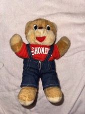 1986 Shoney Bear Vintage Shoney's Plush Stuffed Animal Restaurant Collector