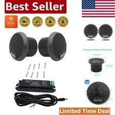 Luxury 3-Inch Outdoor Bluetooth Speakers - Waterproof Sound for Hot Tubs  Boats