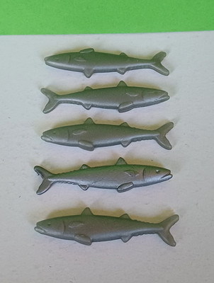 Playmobil Sammlung Ersatzteile 5x Fisch Makrele Meer Markt Aquarium