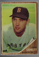 1962 Topps Gene Conley (Green Tint) #187 2u3
