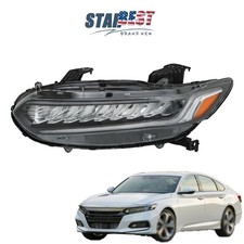 Headlights Assembly For Honda Accord 2018 2019 2020 2021 LED Left/Driver Side