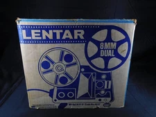 Vintage Lentar 8mm Dual Model 810-D Zoom Movie Projector Made in Japan in Box