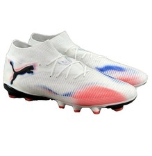 Puma Future 8 Ultimate FG/AG Cleats Mens 9.5 White Soccer Futbol 108586-01 NEW!