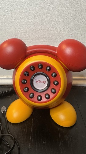 Vintage Disney Mickey Mouse Telefon - altmodisch - Festnetztelefon - ungetestet - Bild 2 von 11