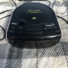Sony ICF-CD815 Dream Machine AM-FM CD Player Dual Alarm Clock Radio - TESTED -