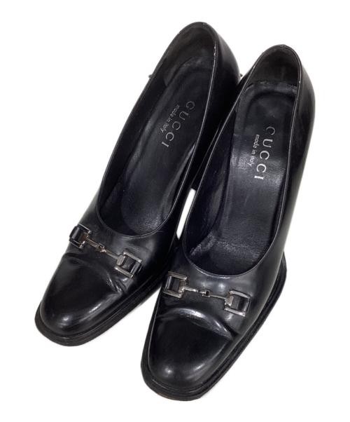 GUCCI black heeled pumps for women luxury designer shoes
