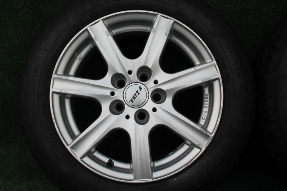 VW Polo 6R Seat Ibiza 6J Skoda Fabia 5J Praktik Roomster  Winterräder 185/60 R15 - Bild 3 von 4