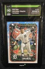 Tarik Skubal 2024 Topps Holiday Tree Degree 10 GEM Tigers 🔥