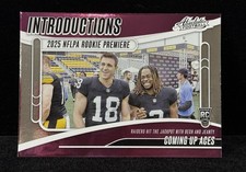 2025 Panini Absolute Introductions Ashton Jeanty Jack Bech RC #I-AJY Raiders